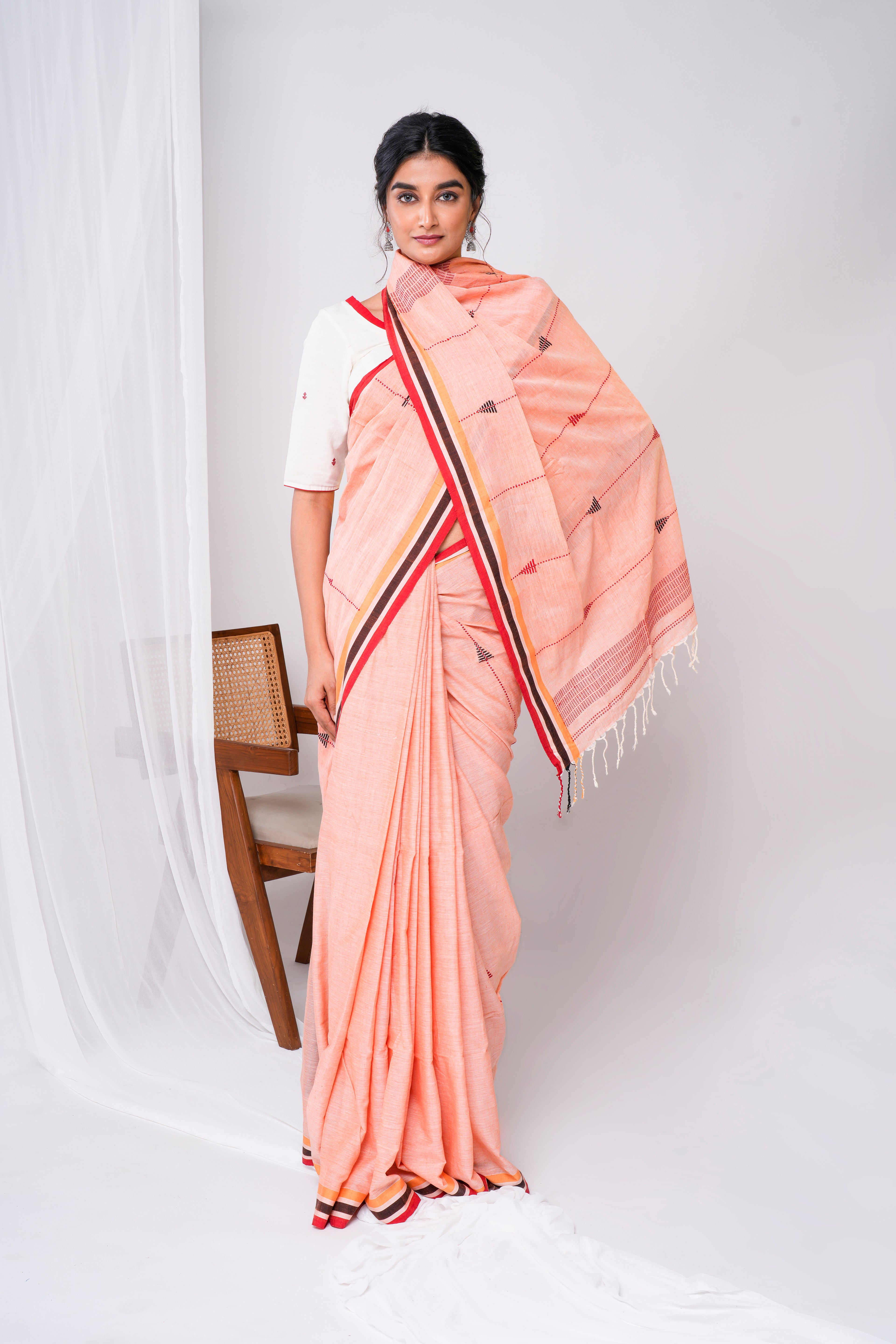 Earthen Pause Saree