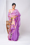 Lilac Stillness Saree