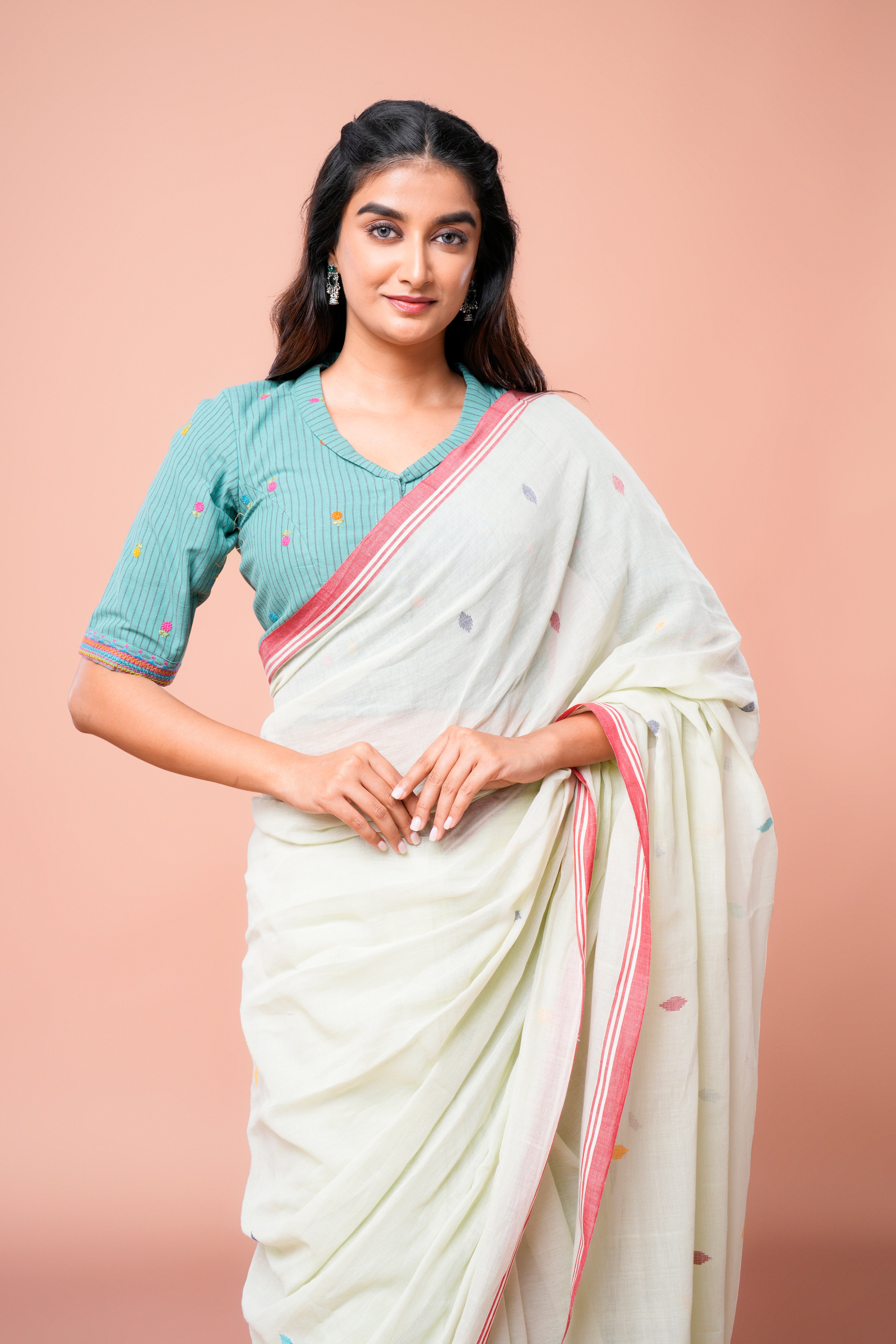Mint Whisper Saree