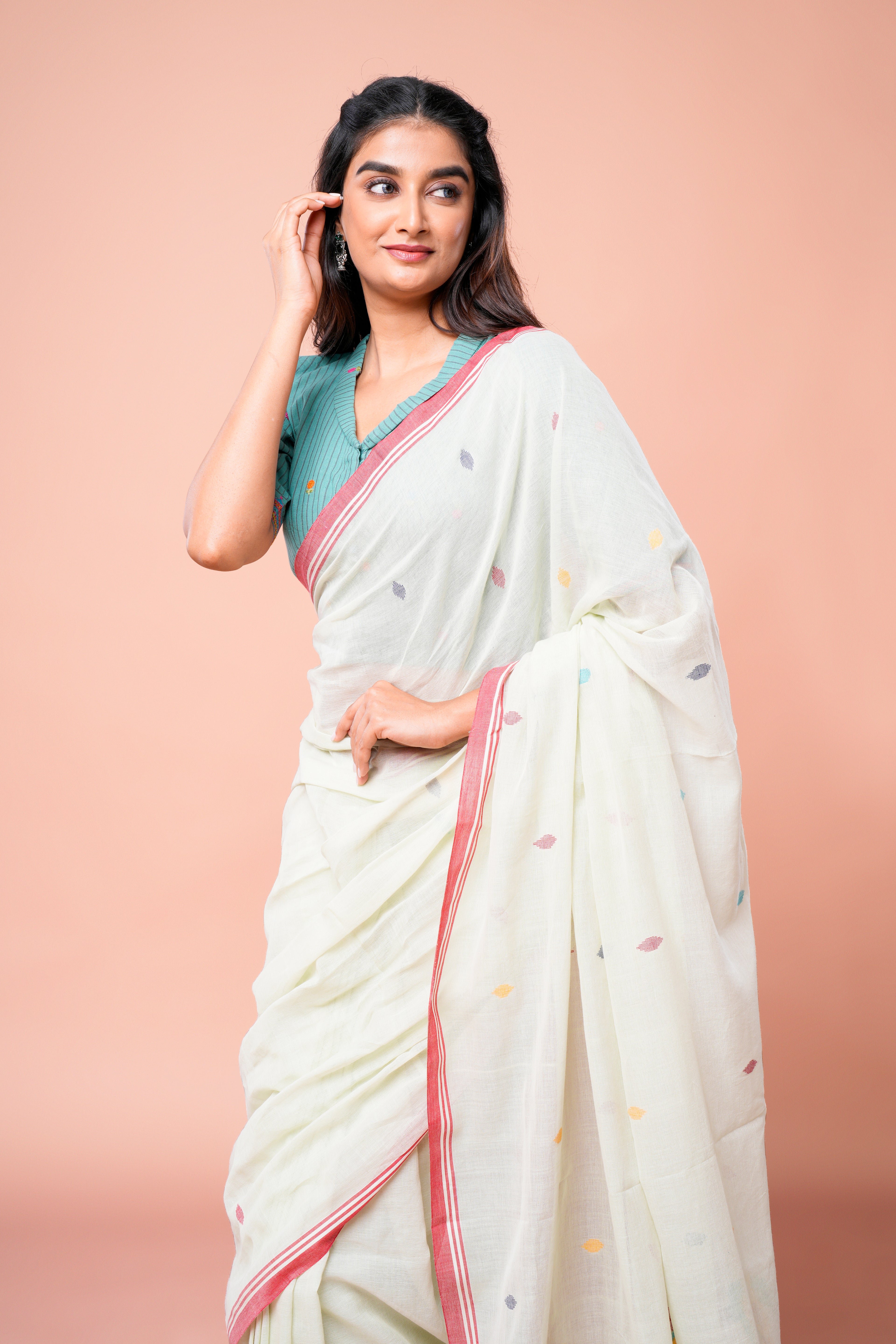 Mint Whisper Saree
