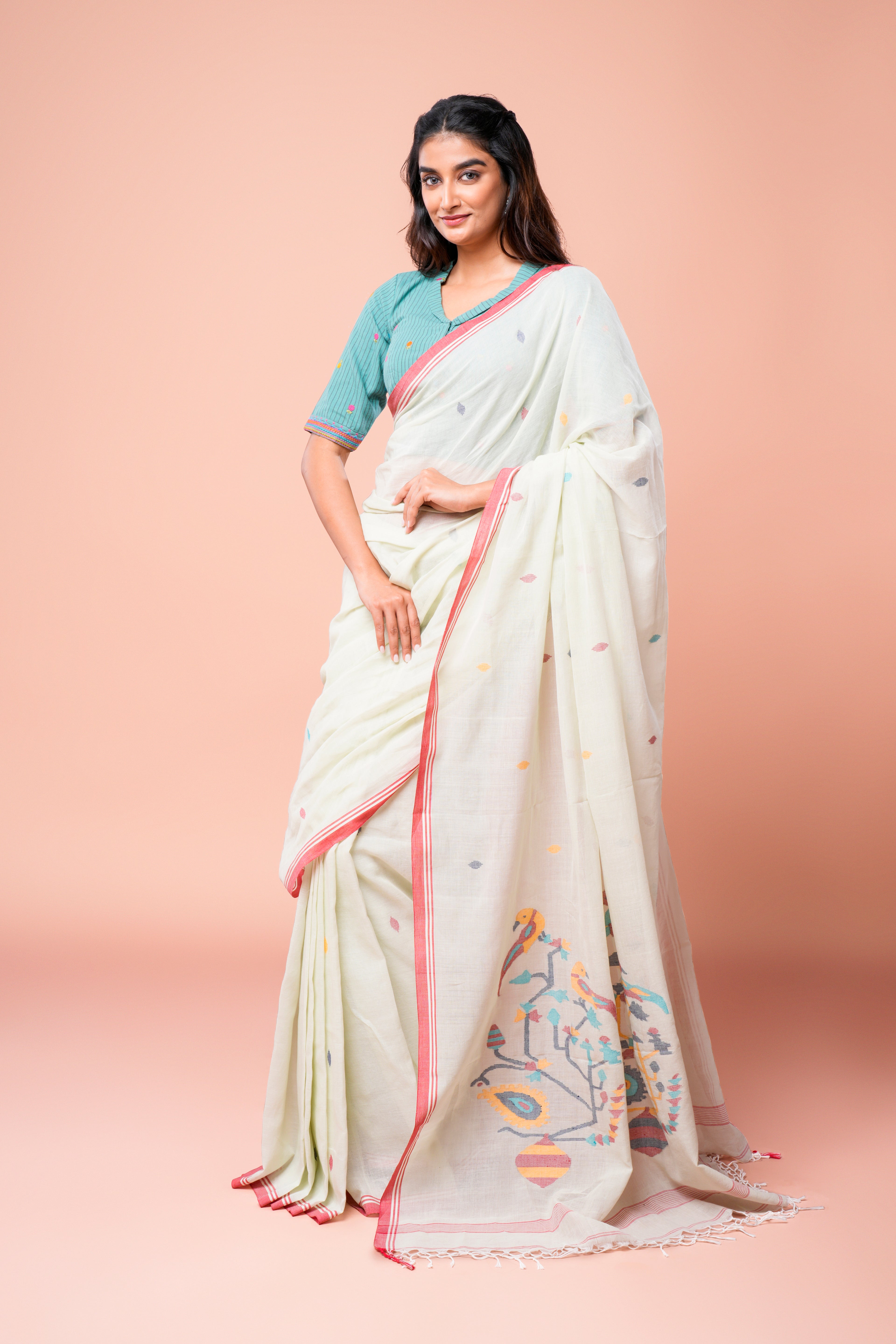 Mint Whisper Saree