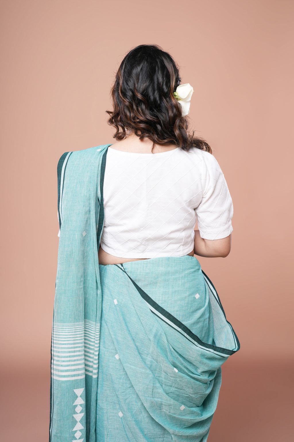 Aqua Hush Saree