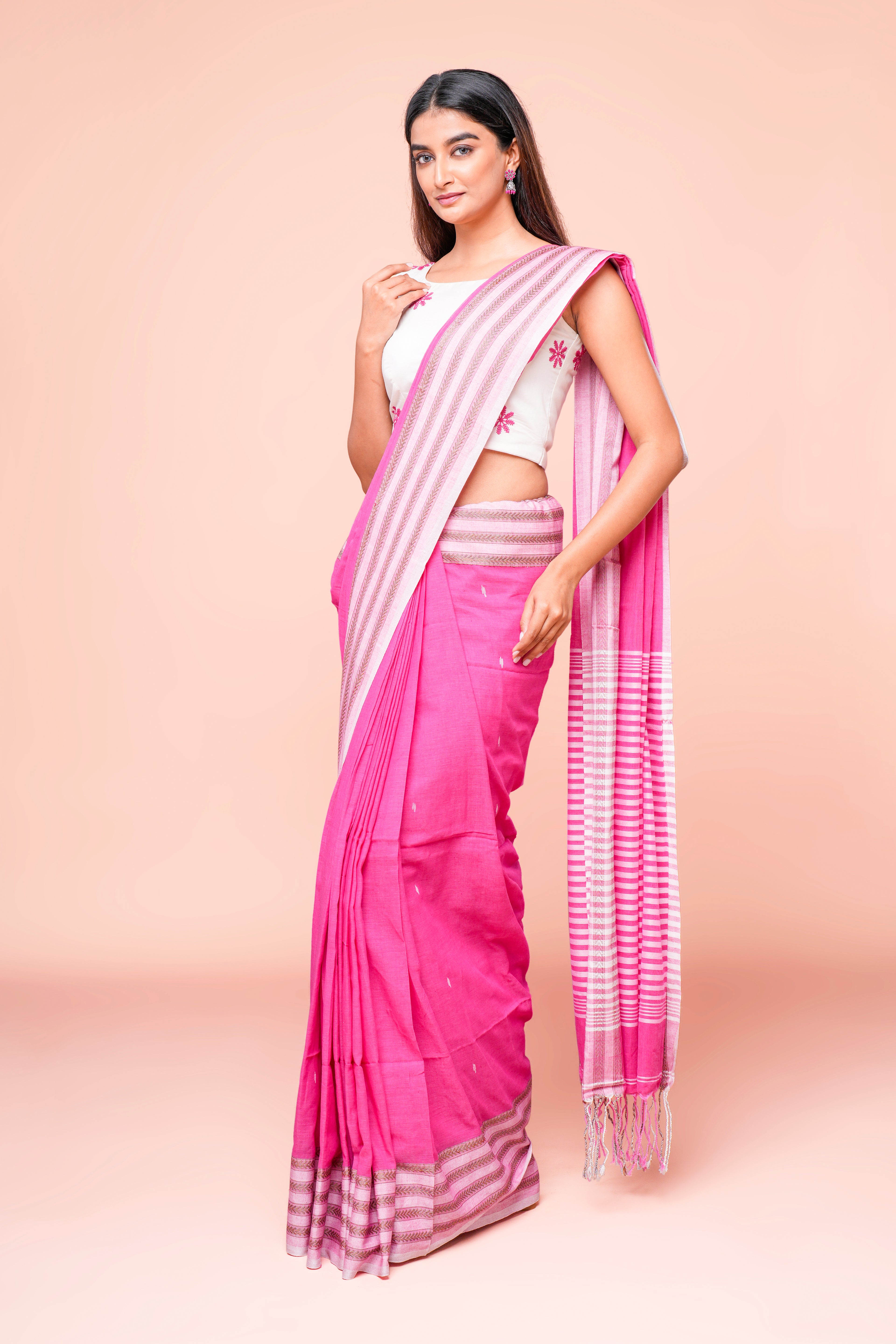 Rose Rhythm Saree