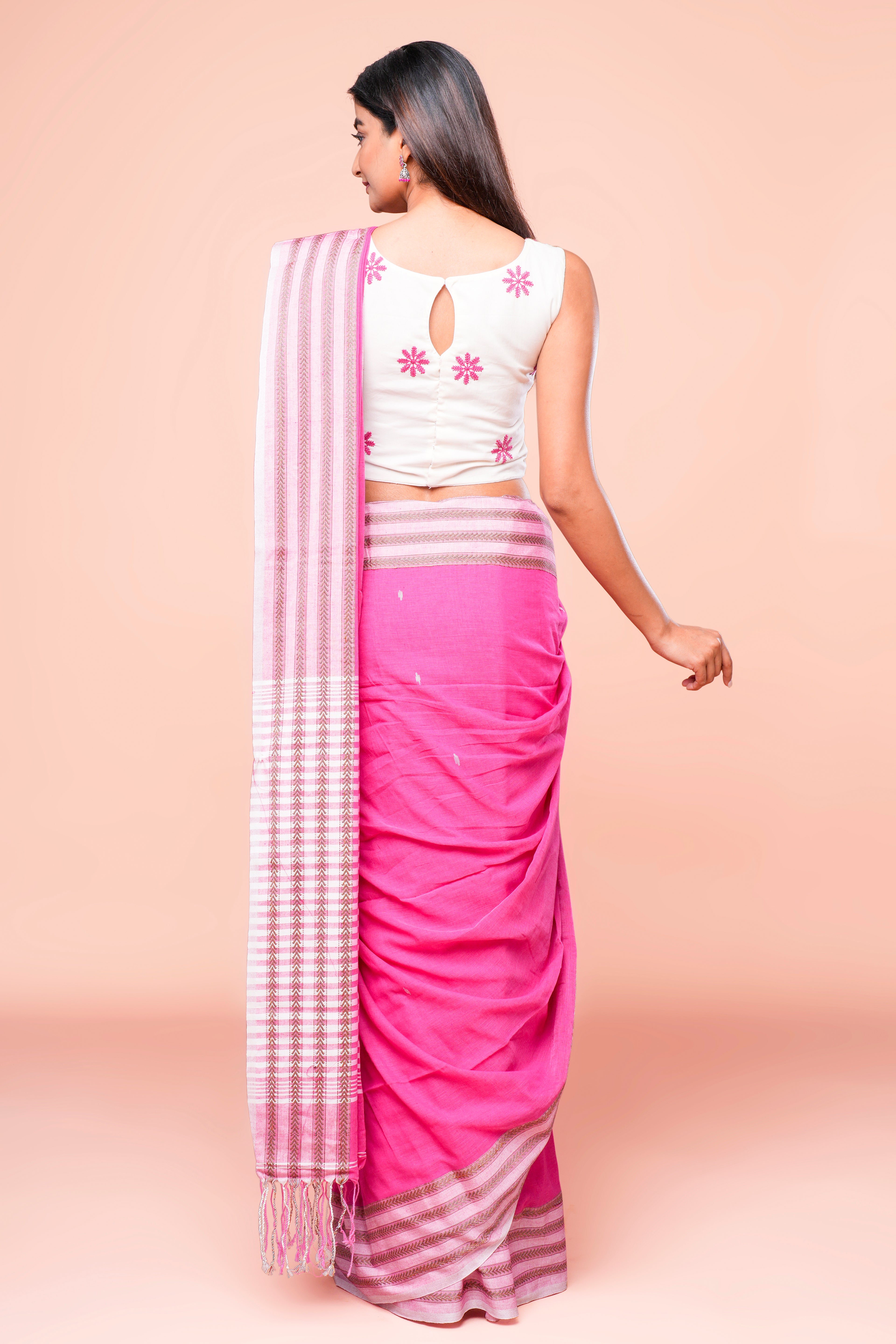 Rose Rhythm Saree