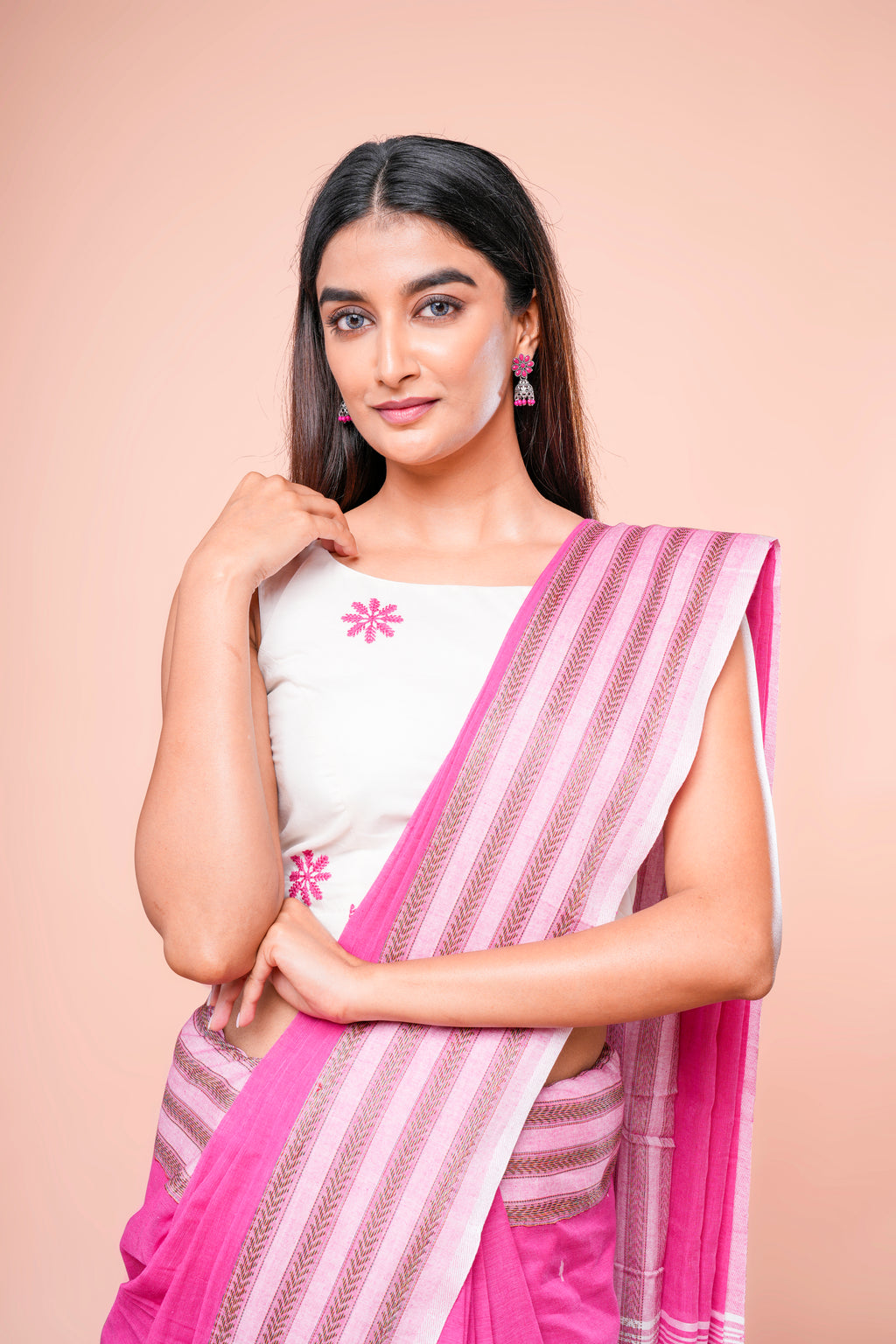 Rose Rhythm Saree