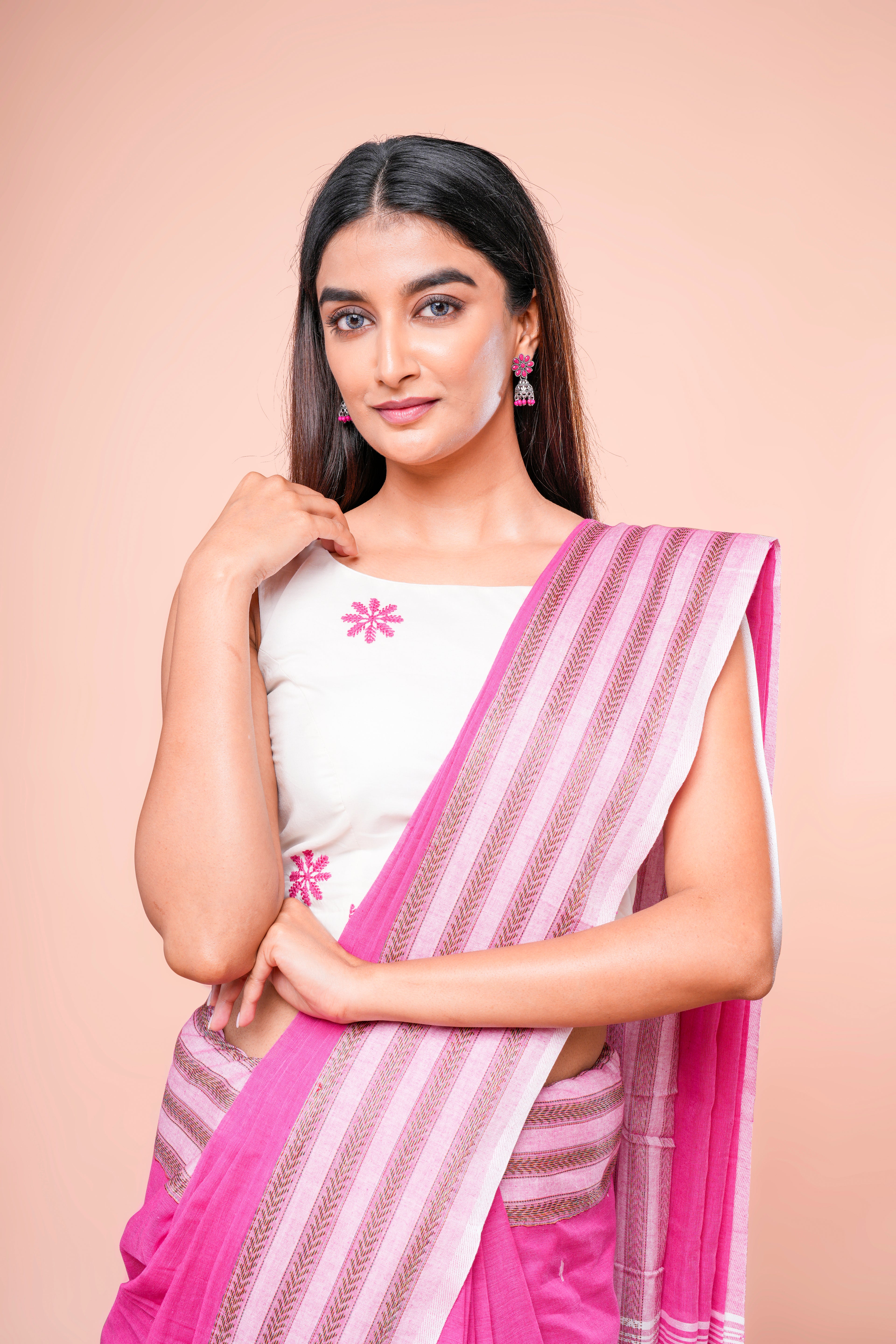 Rose Rhythm Saree