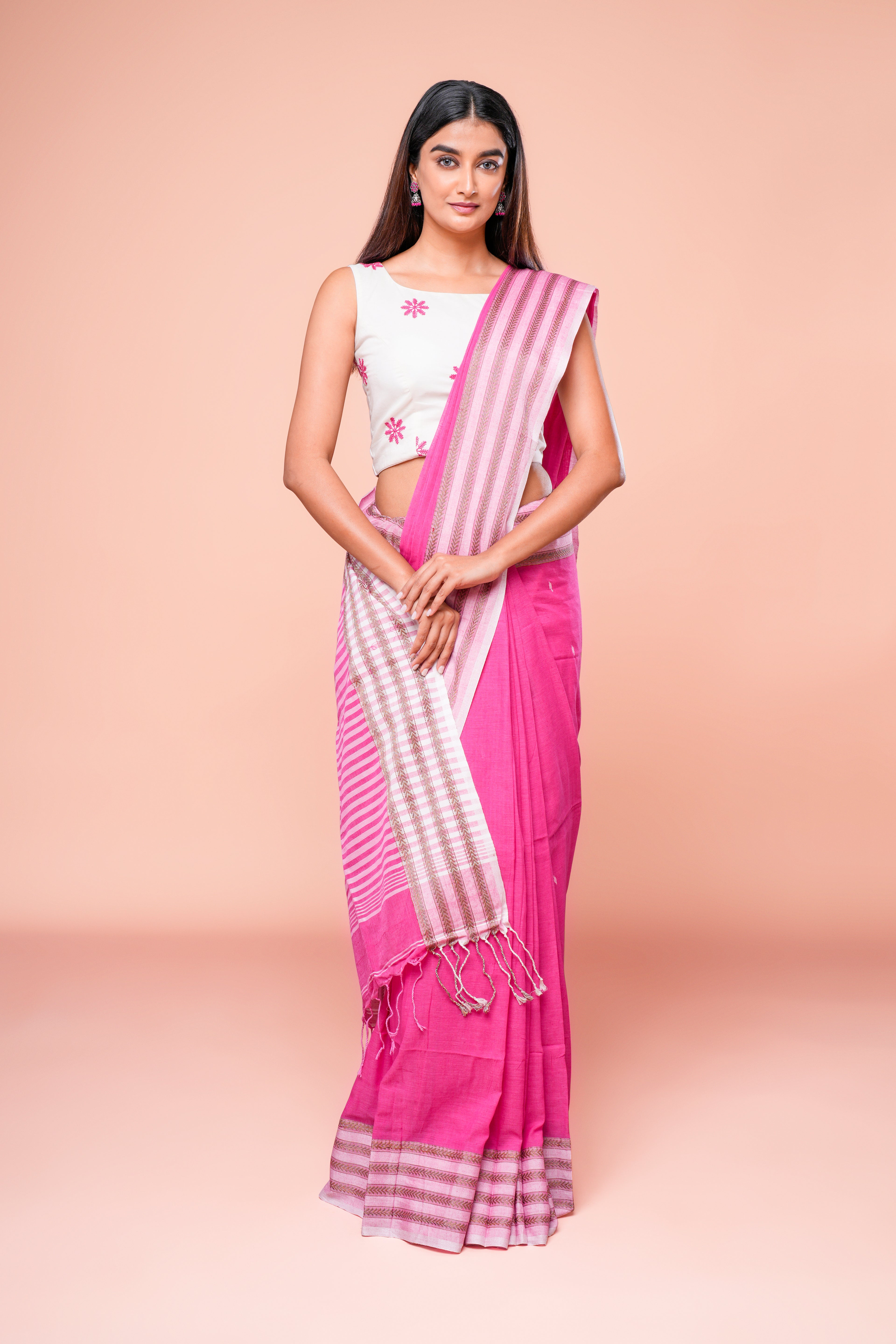 Rose Rhythm Saree