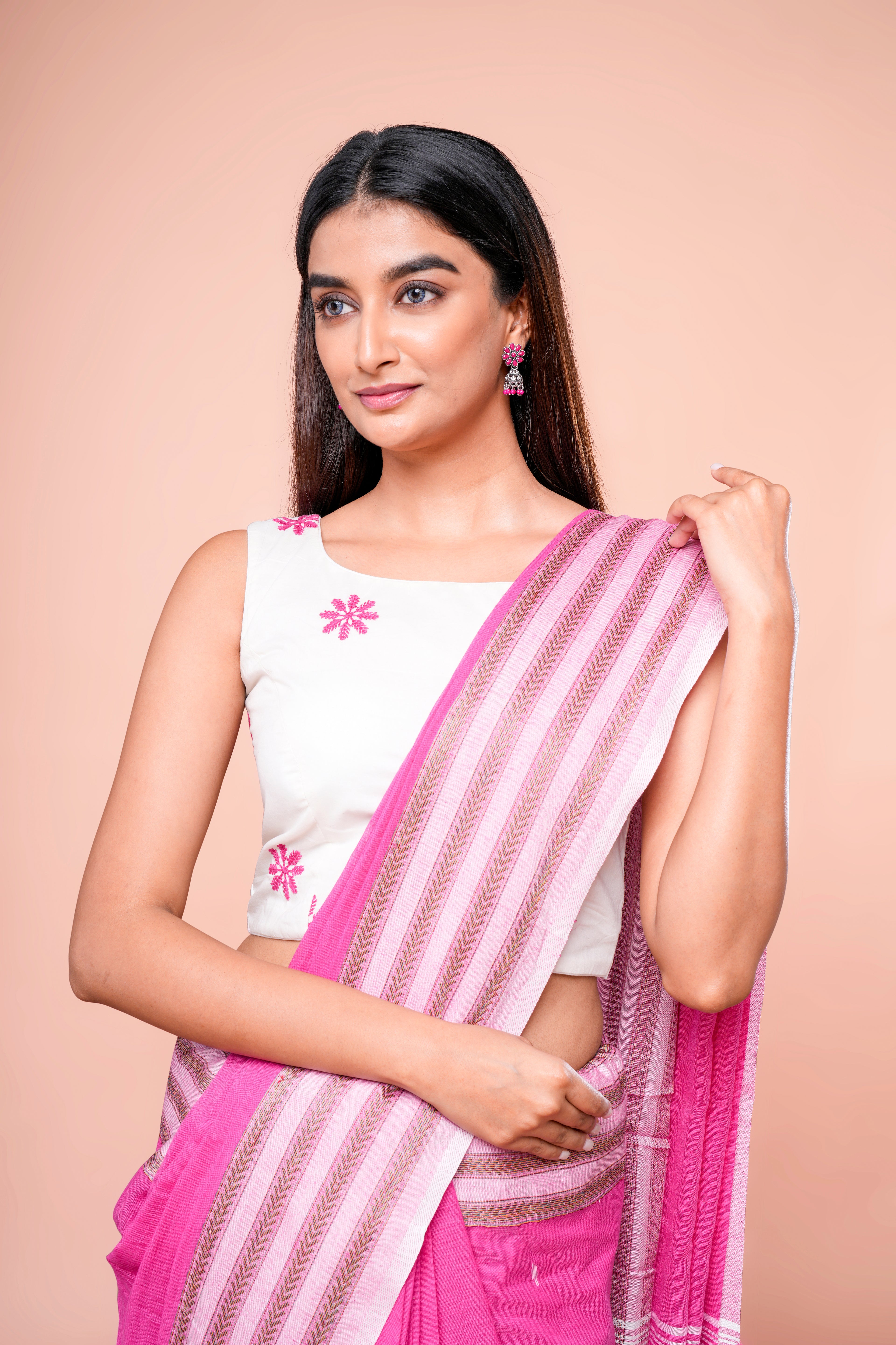 Rose Rhythm Saree