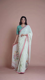 Mint Whisper Saree