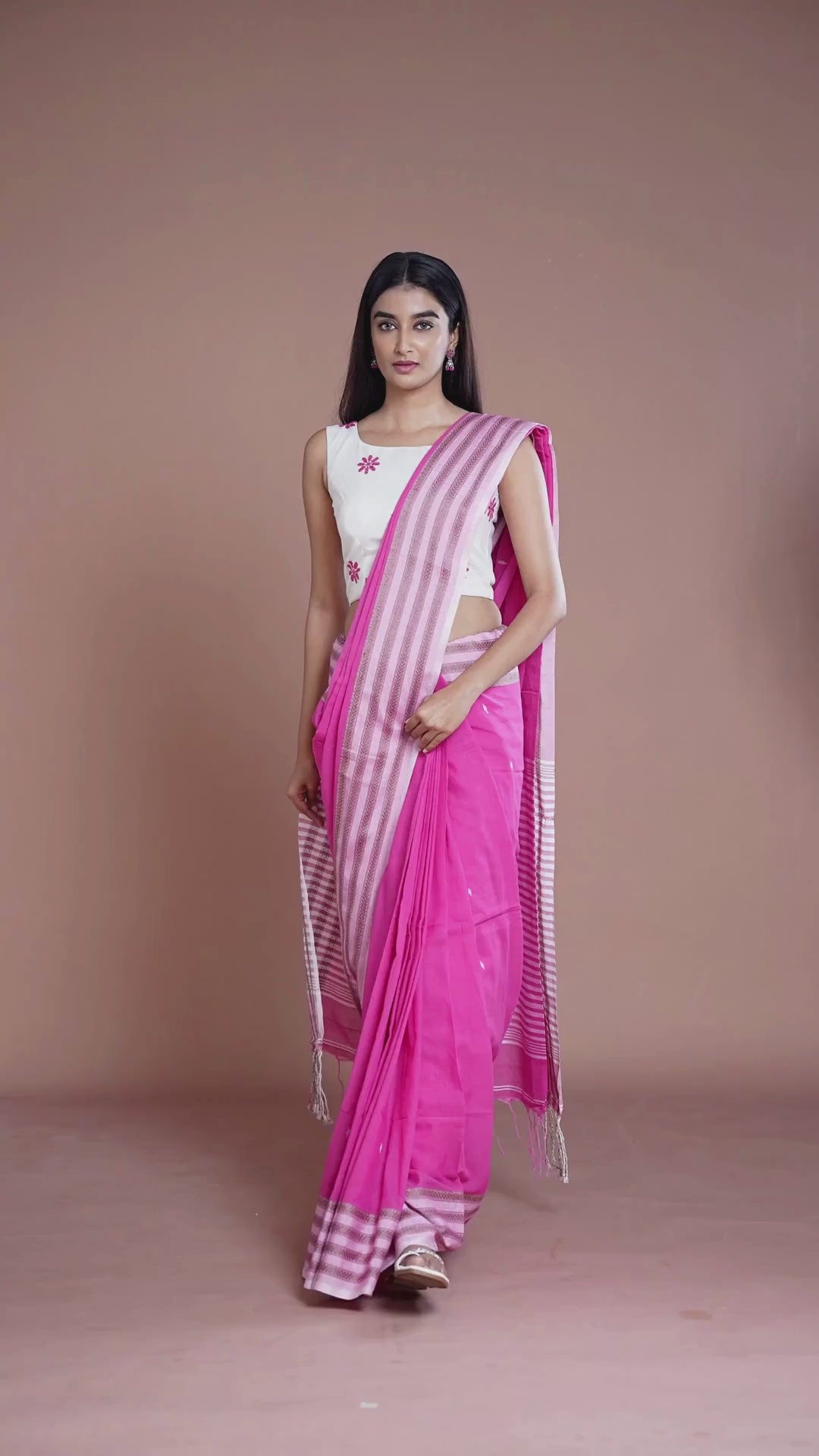 Rose Rhythm Saree