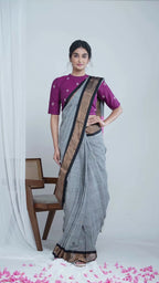 Ash Rose Saree